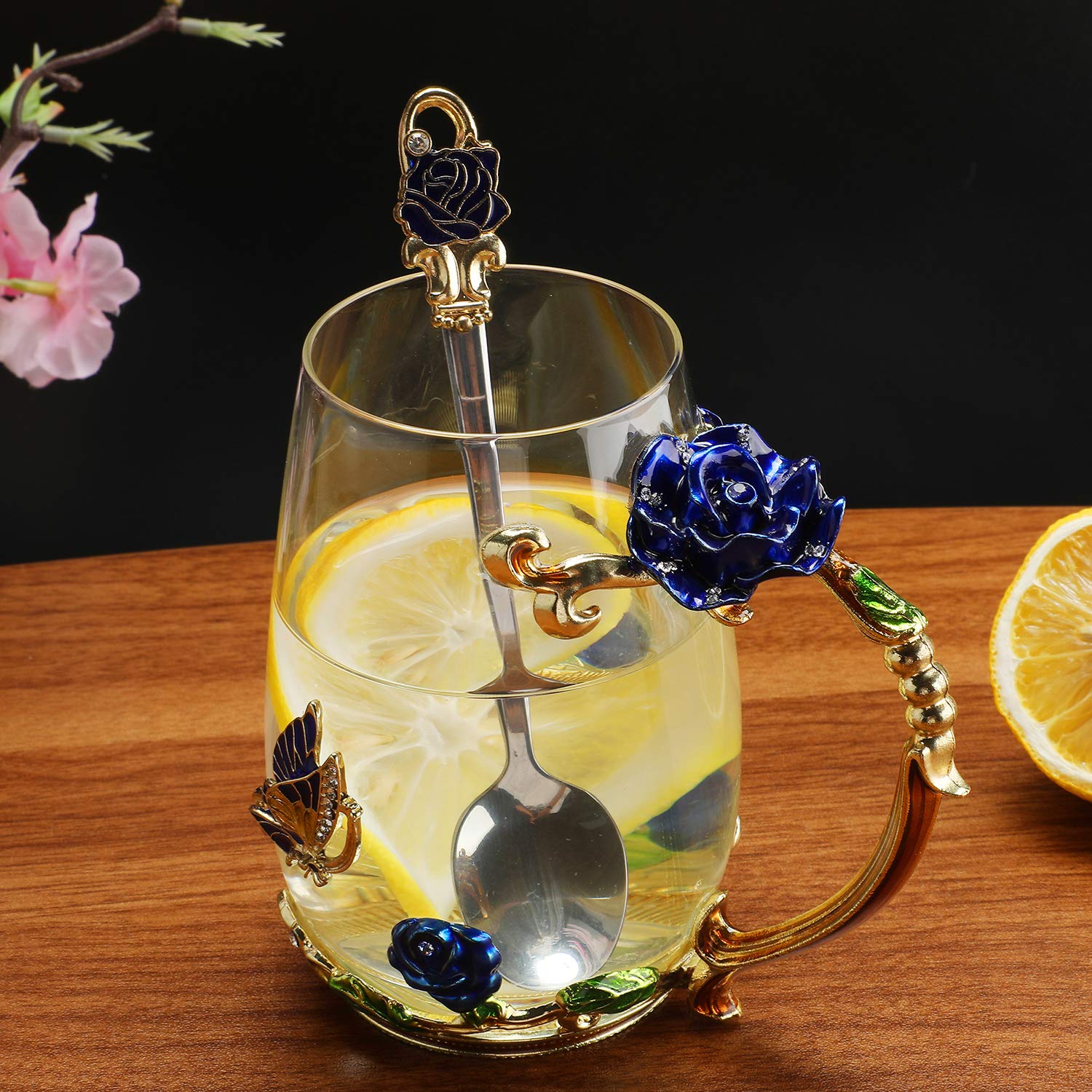 Conjunto regalo Luka Tech Enamels: taza, cuchara de acero y paño
