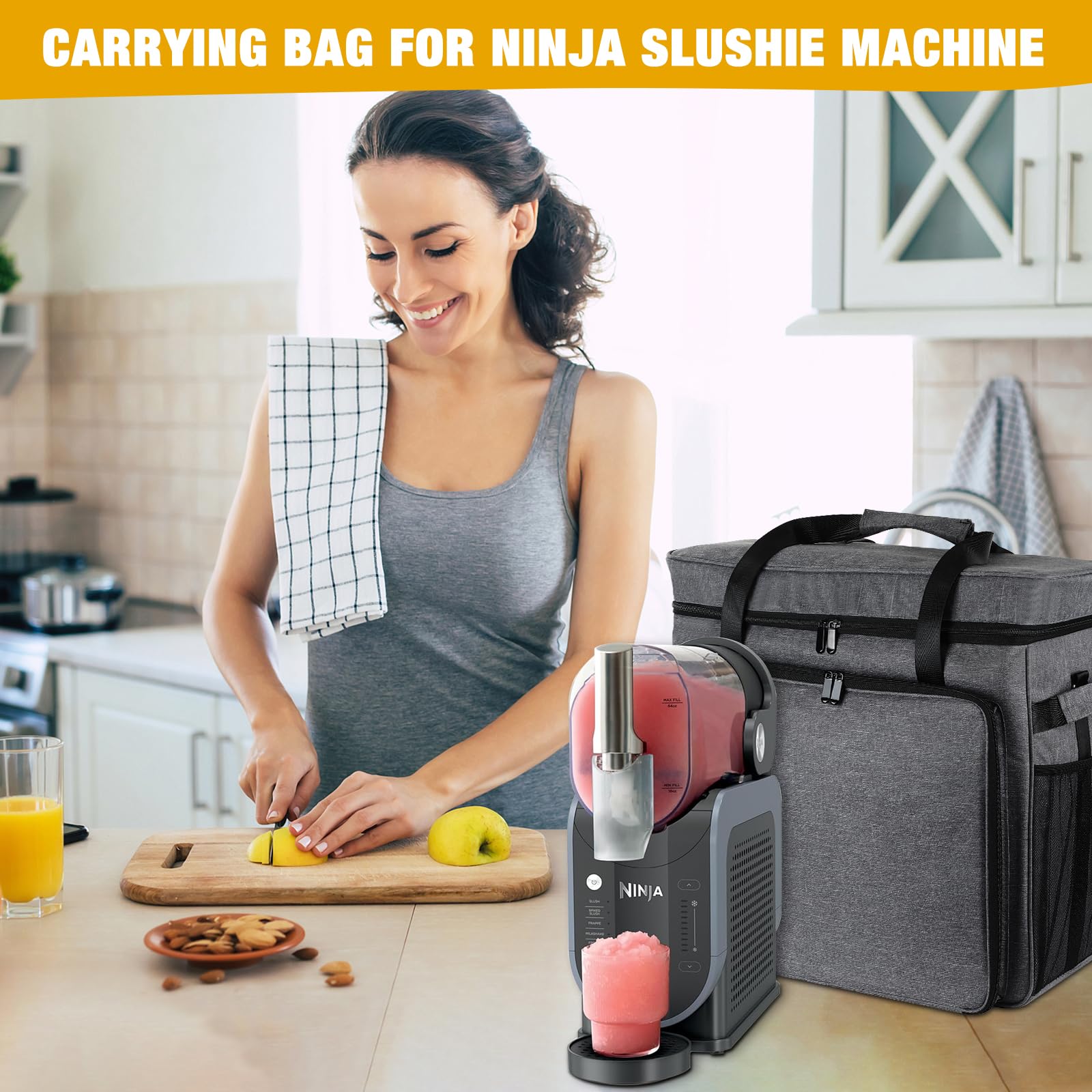 Bolsa Lukeline plegable y ligera para guardar la máquina cuando no se usa.