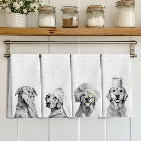 Toallas LUKIPOM 16x24, tamaño práctico para cocina y baño