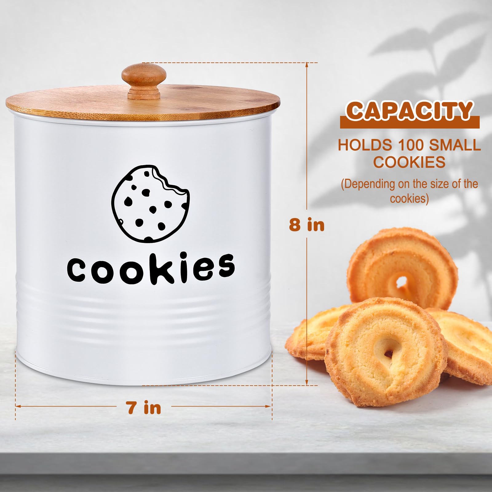 LUKMILEE capacidad 1-5 galones ideal para galletas o granos