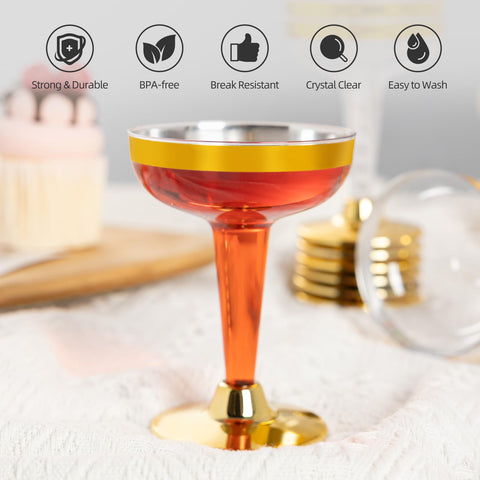 Copa Lullaby champagne apilable con diseño práctico