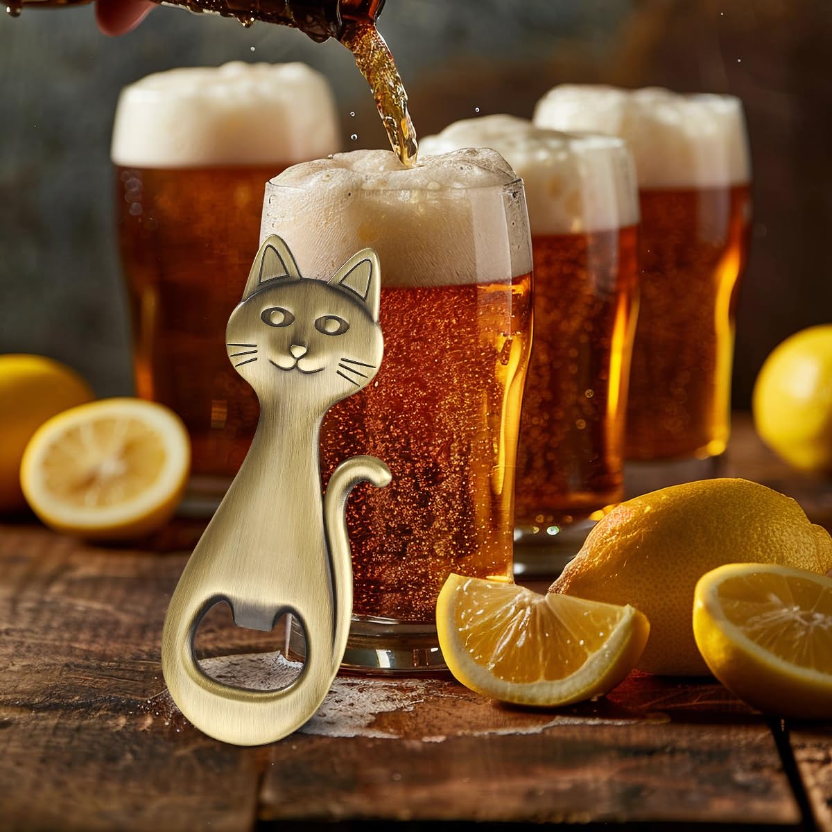 Abridor LULLEA para fiestas y celebraciones con temática felina.