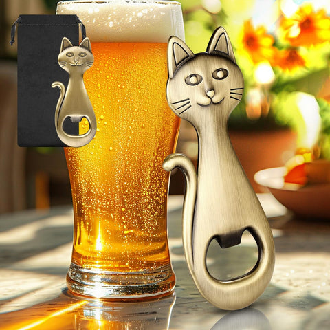 Regalo ideal: abridor de cerveza LULLEA para amantes de gatos.
