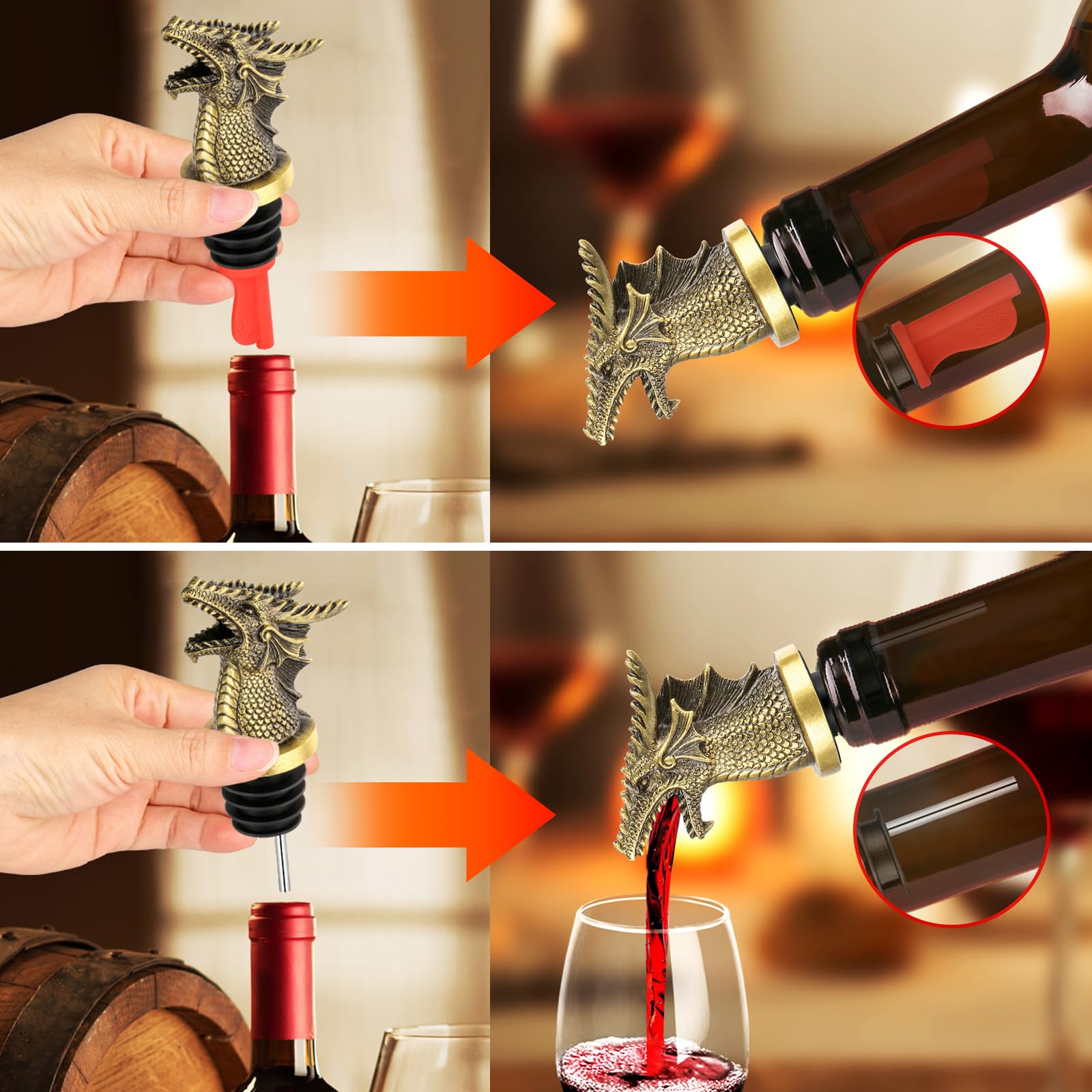 LULLEA Bar casa dragon: accesorio elegante para reuniones