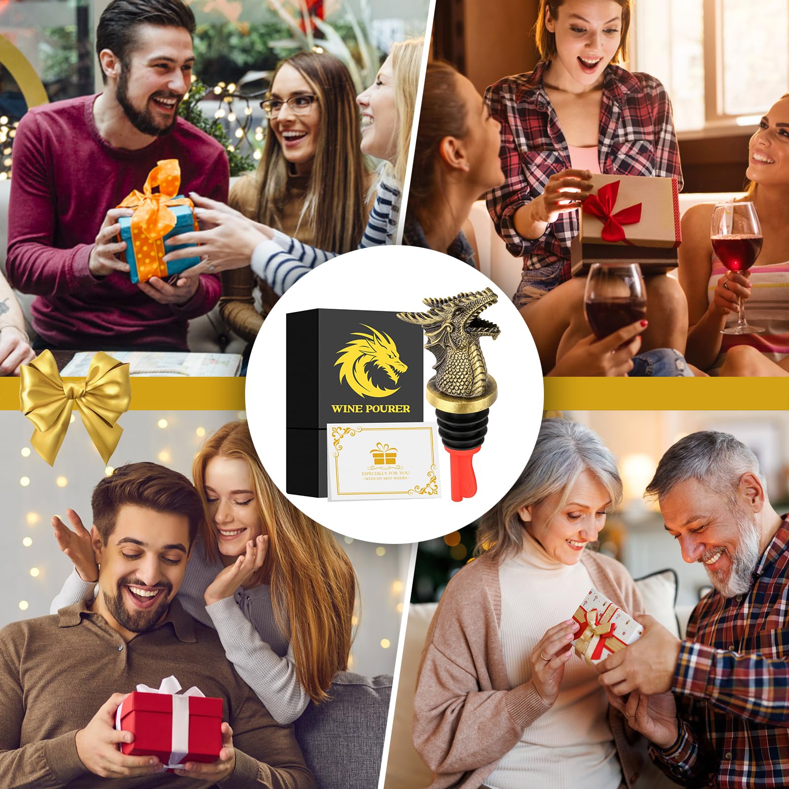 LULLEA Diseño único dragon: aporta personalidad y conversación a la mesa