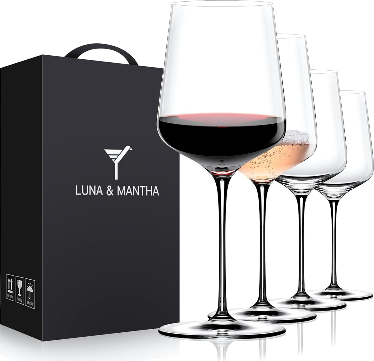 Copa de vino Luna & Manta a mano para aromas intensos