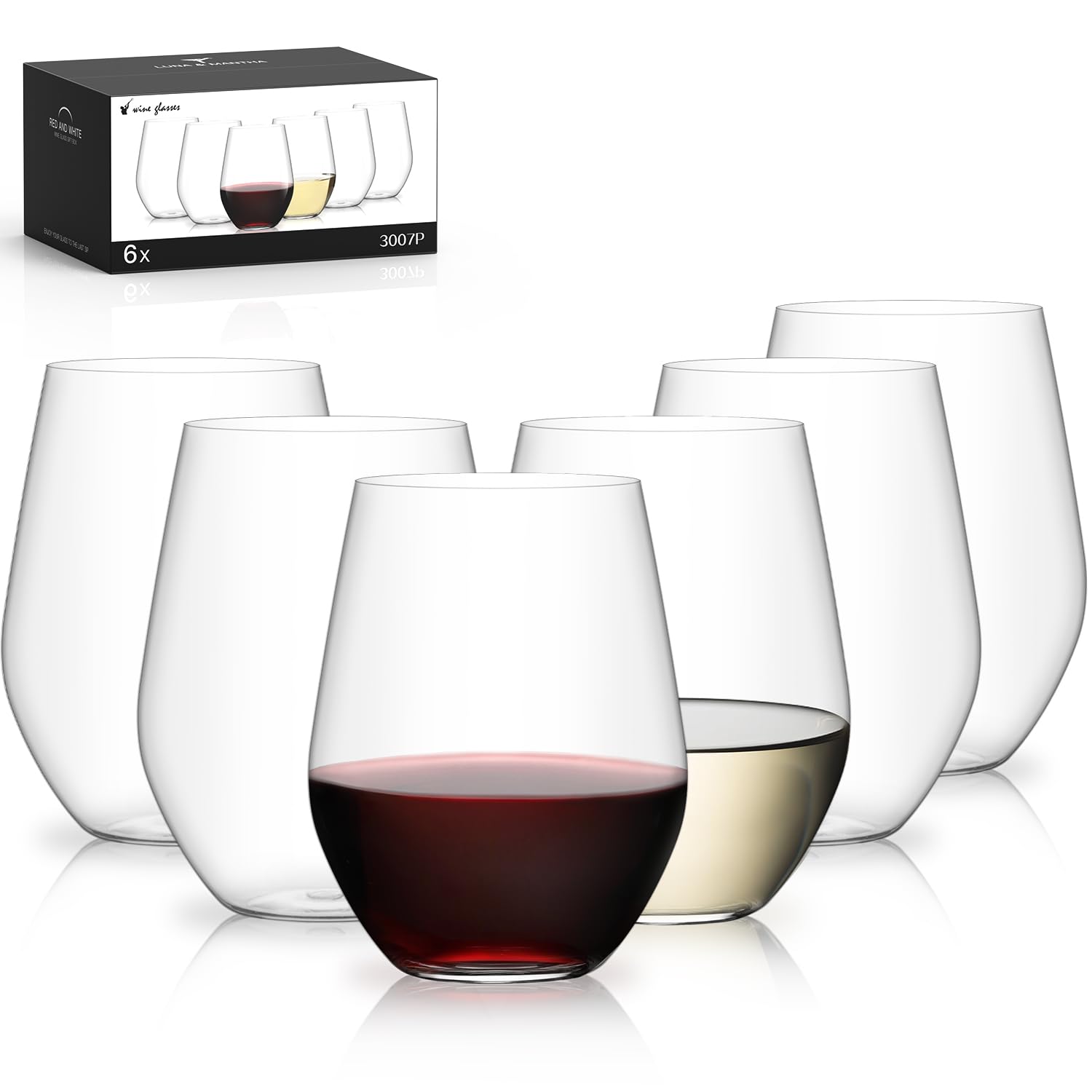 Vaso de Luna y Mantha indestructible para exterior, ideal para fiestas al aire libre