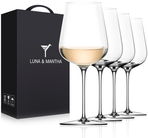 Copa de vino blanco LUNA Y MANTHA, 14oz, ideal para cenas diarias.