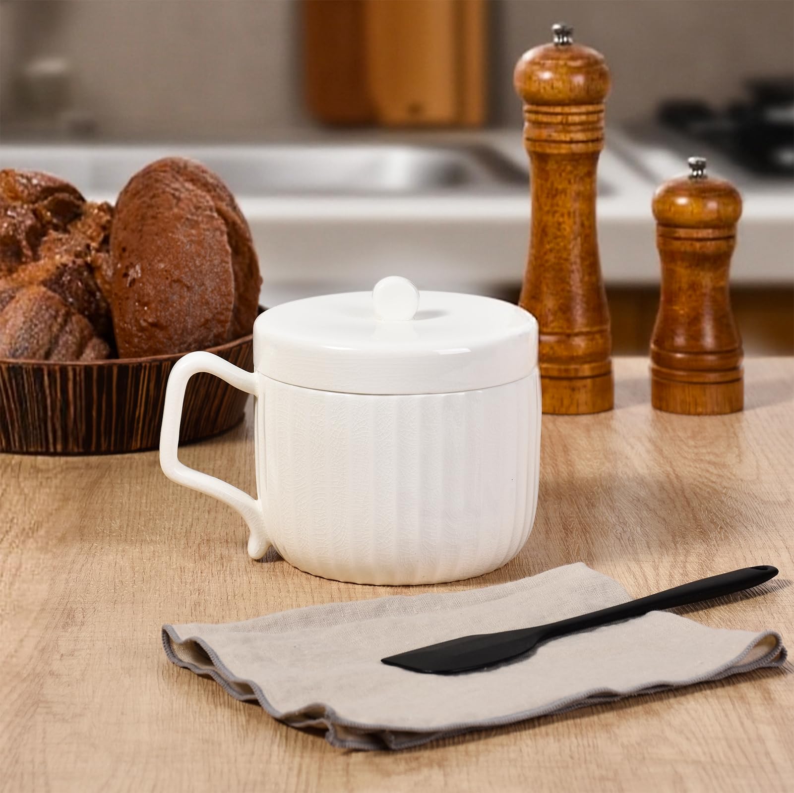 Lunavita bote en encimera cocina, integración estética y funcional
