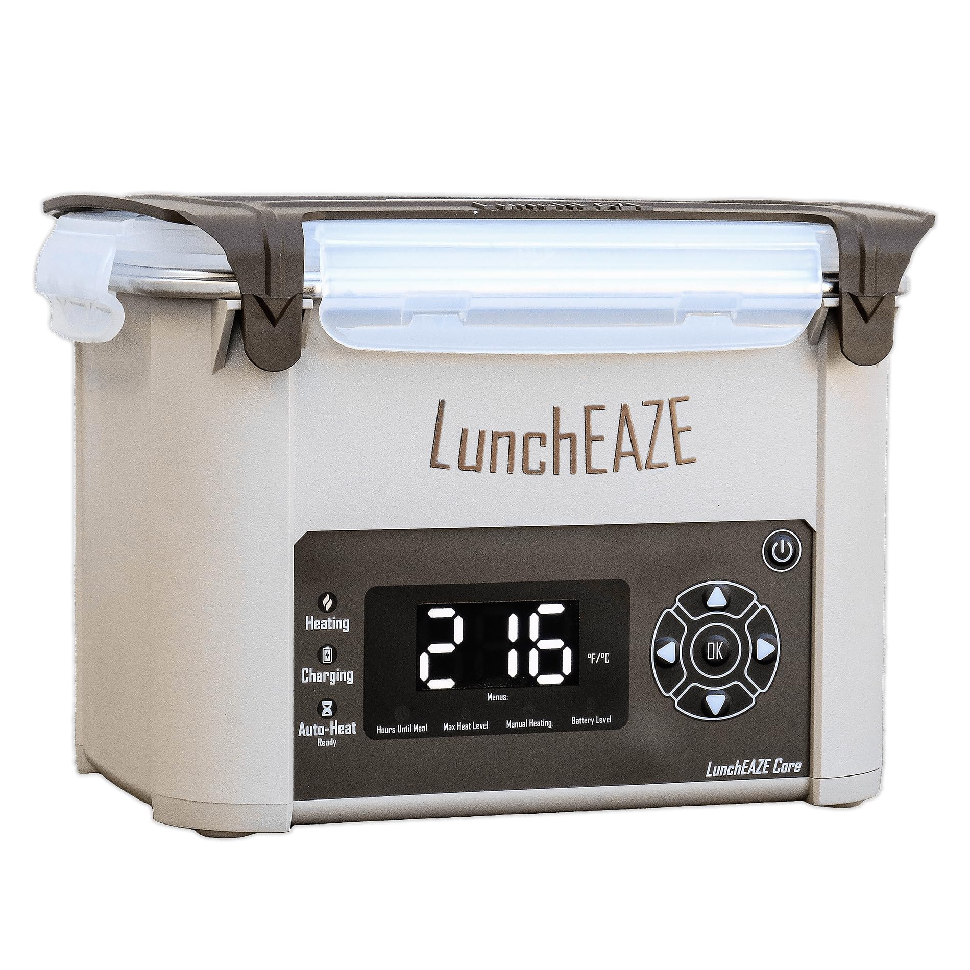 LunchEAZE Core Gen 2 con batería recargable para calentar comidas sin enchufe