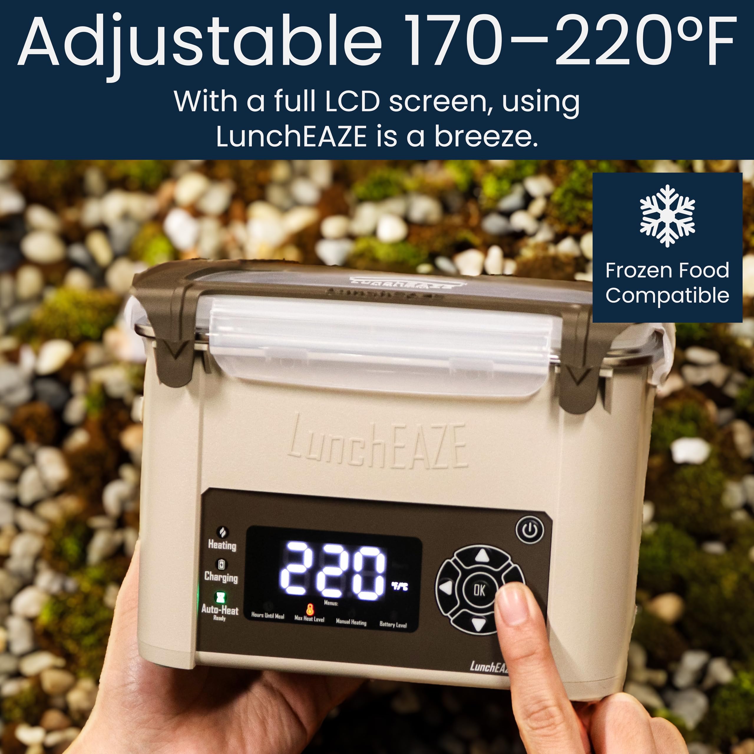 LunchEAZE Core Gen 2, control de temperatura preciso para conservar el sabor