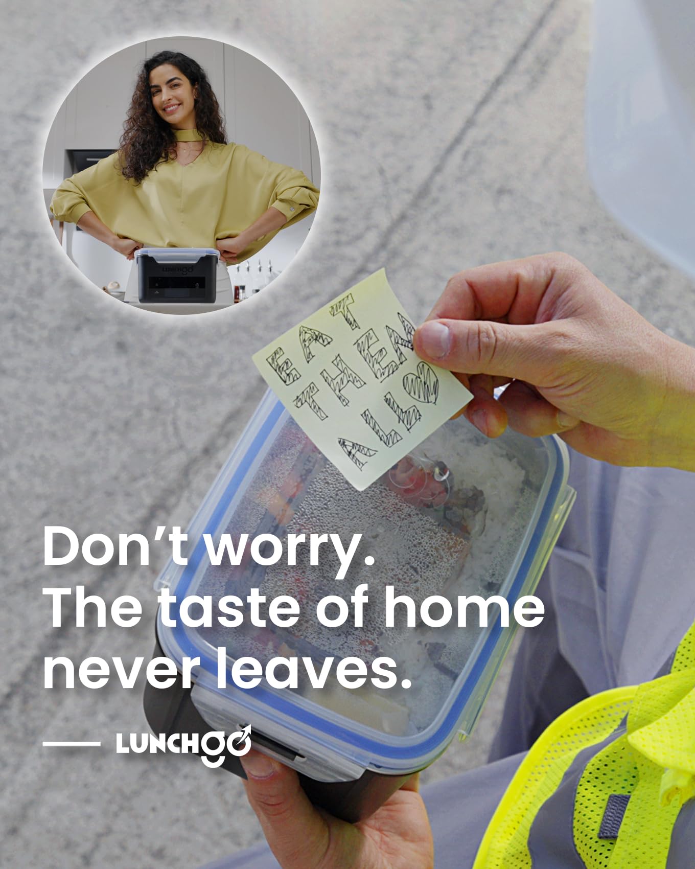 LUNCHGO G1-Standard espacio para snacks y bebidas en su interior práctico