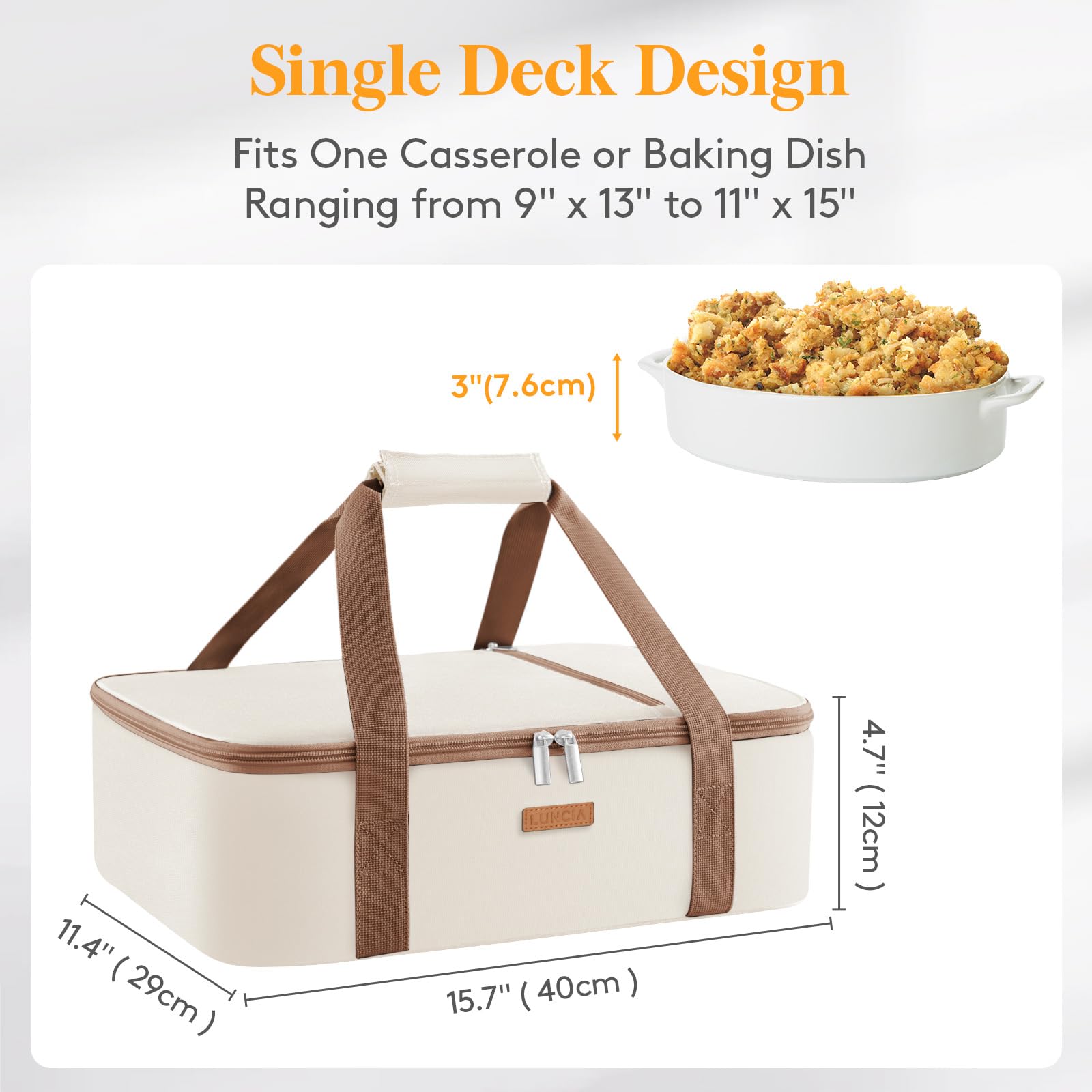 LUNCIA Lifewit Portacazuela aislado frío, ideal para mantener alimentos frescos al aire libre.