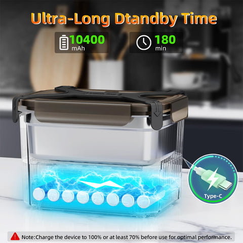 La Lunheat, capacidad de 1,2 L, mantiene el calor durante trayectos largos.