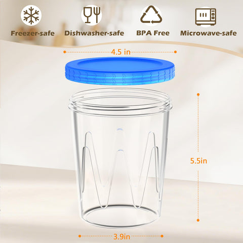 LUOFNI apto para microondas y lavavajillas.