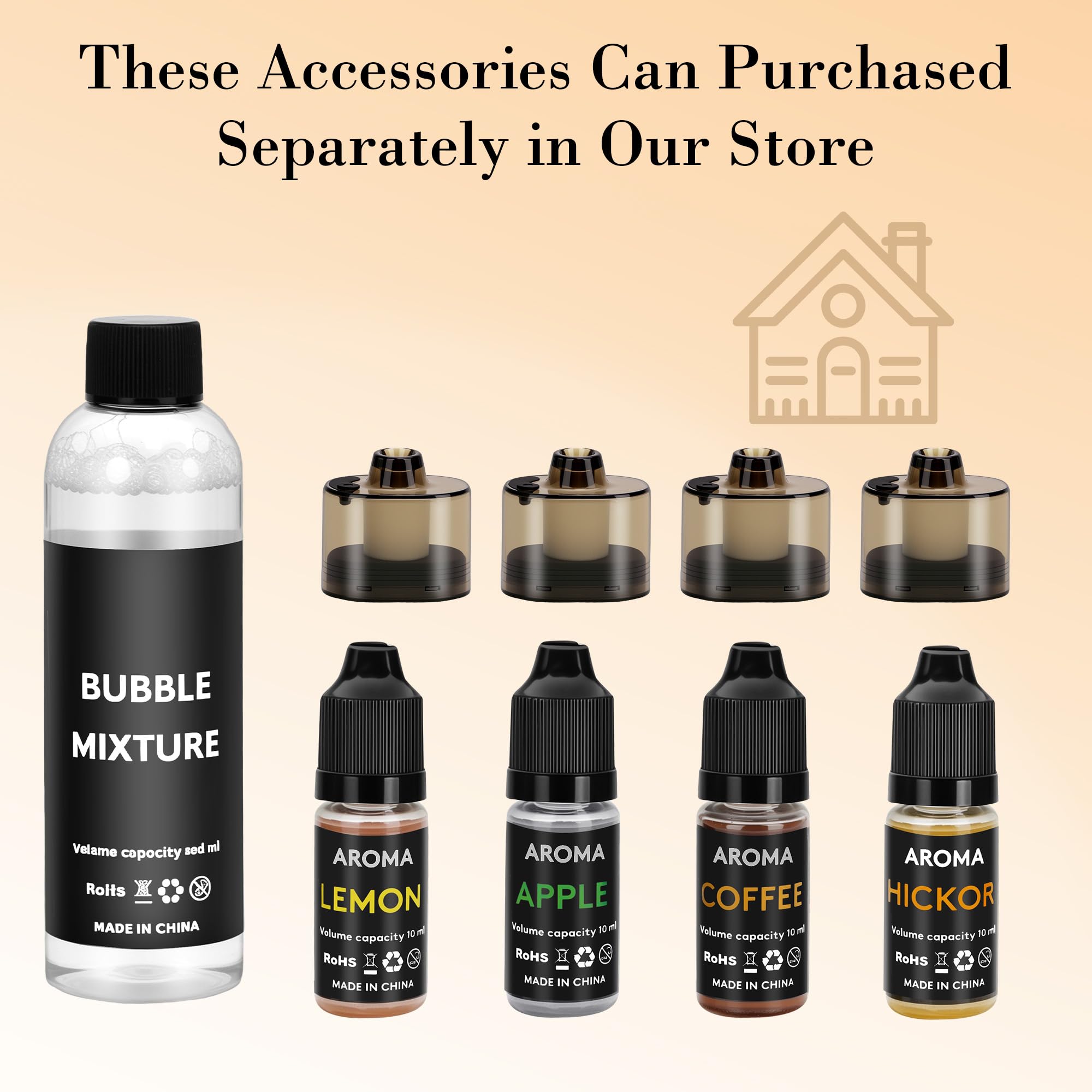 Set accesorios LUOJIADI para pistola de humo y recargas.