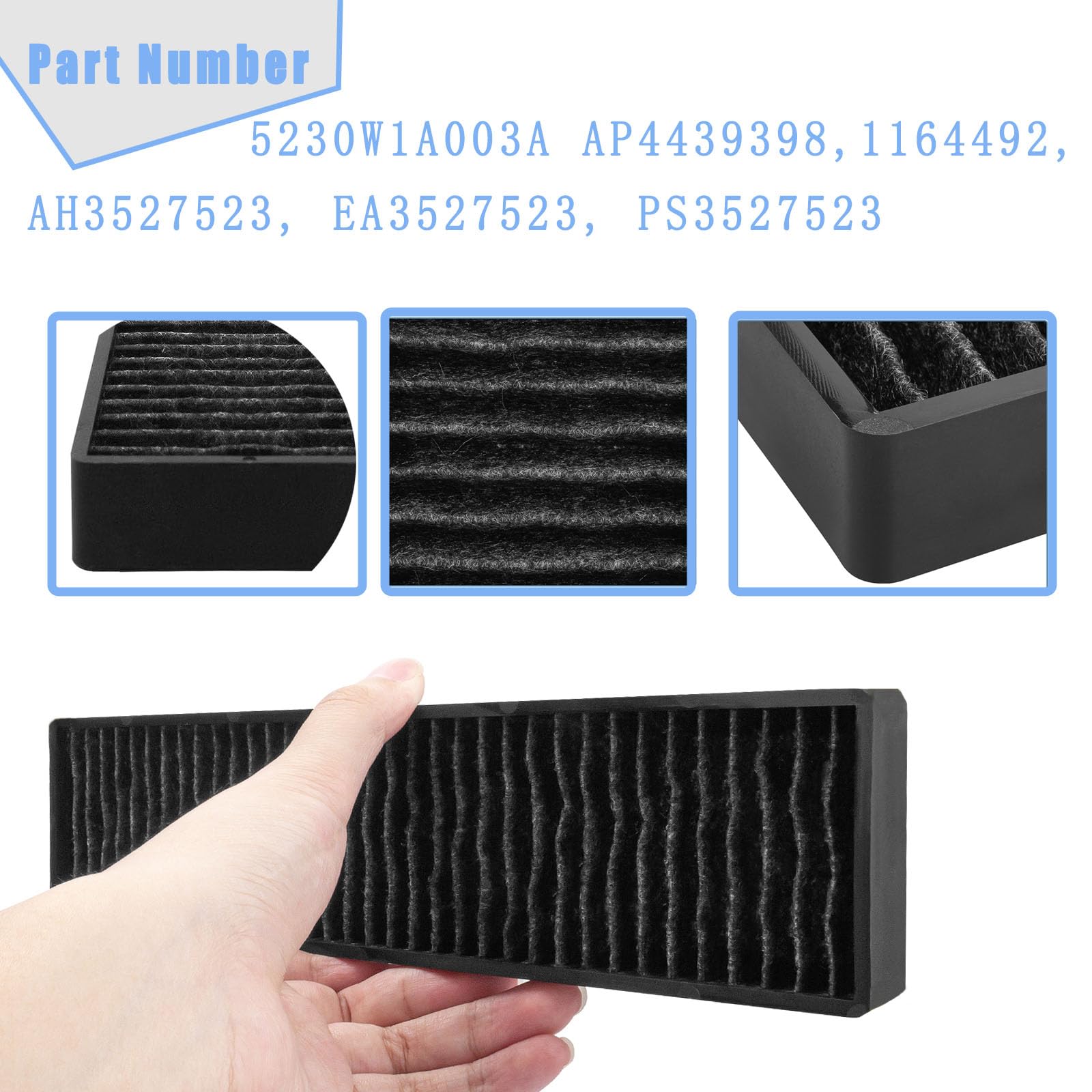 Filtro Luojiedejinbiao para microondas Kenmore y GE, rendimiento confiable.