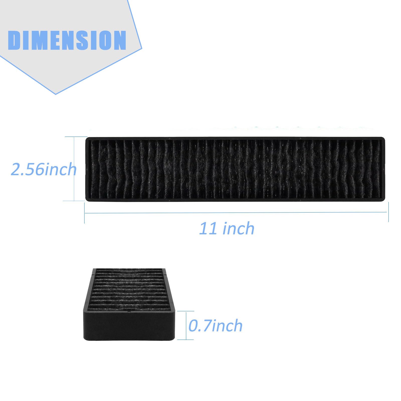 Filtro Luojiedejinbiao para microondas compatible con LG, instalación sencilla.