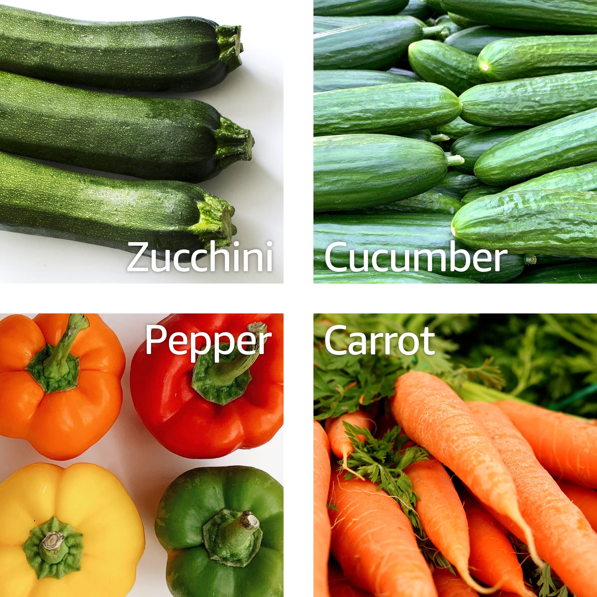 LURCH libre de BPA, opción segura para preparar tiras de verduras.