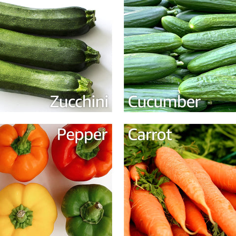 LURCH libre de BPA, opción segura para preparar tiras de verduras.