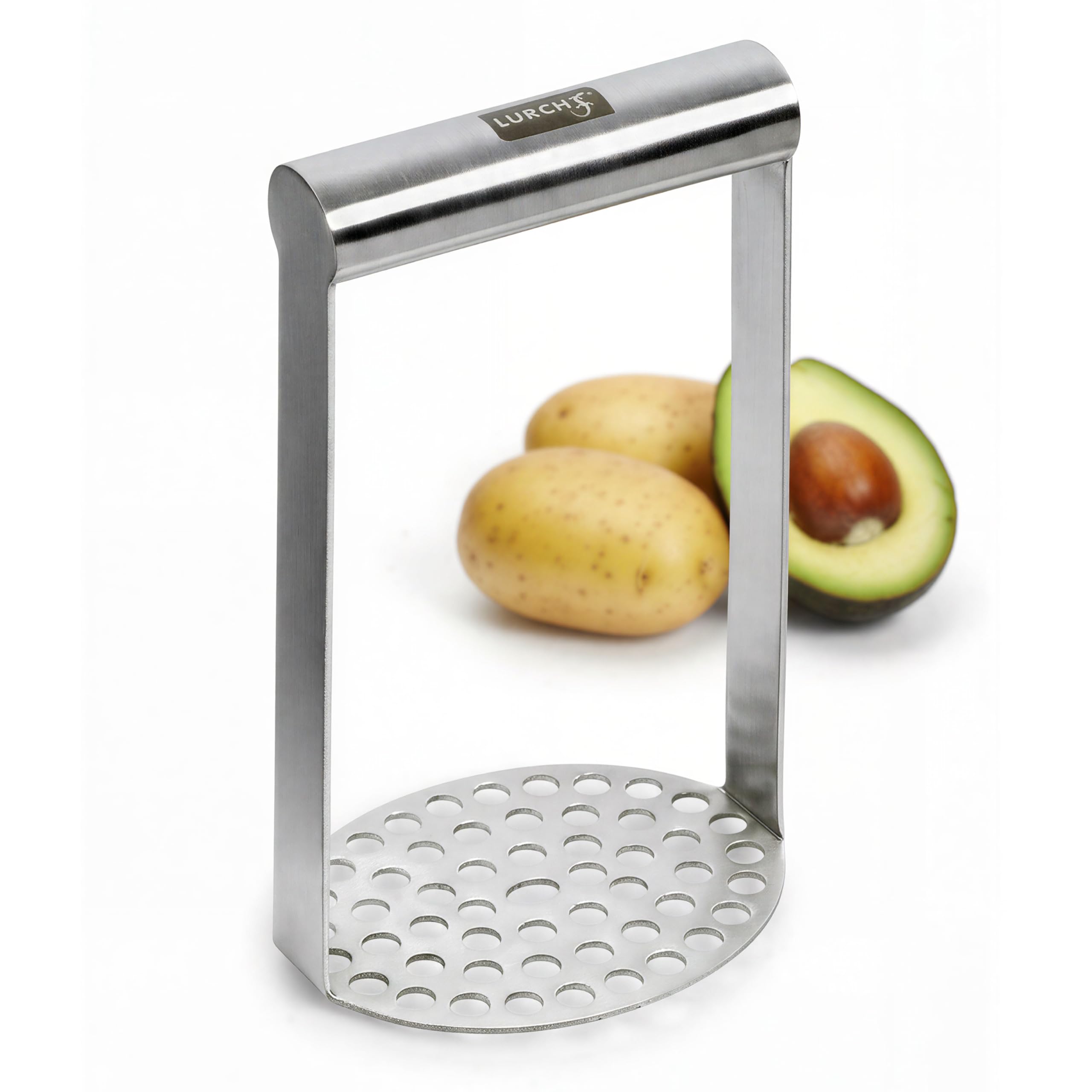 LURCH pasapuré de patatas con asa horizontal para uso rápido en la cocina.