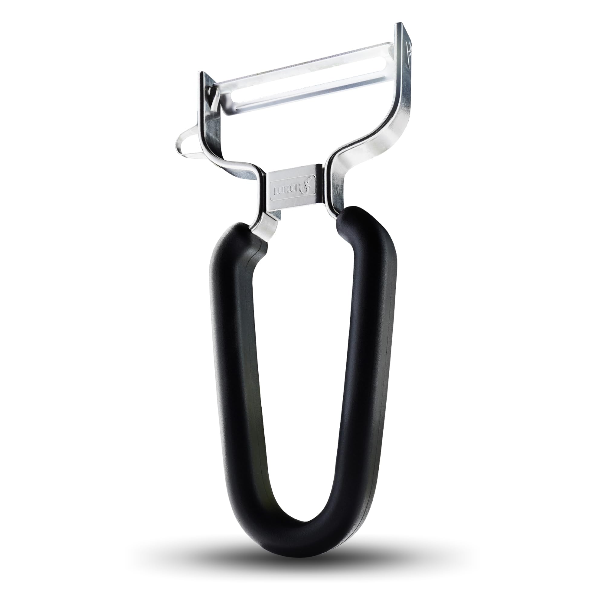 LURCH Pelador universal con afilado de acero inoxidable para verduras.