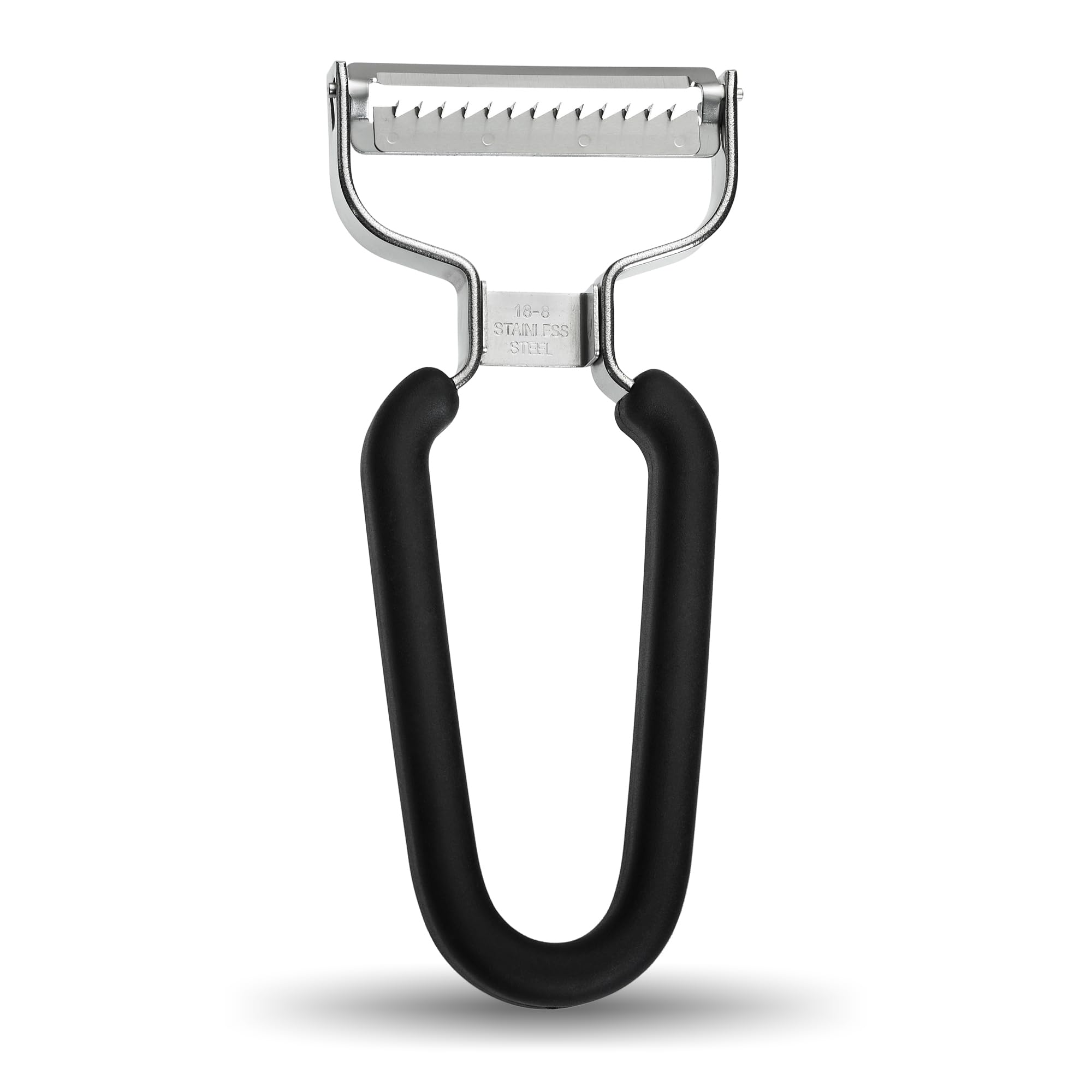 Pelador LURCH para corte juliana de verduras, tiras uniformes para ensaladas.