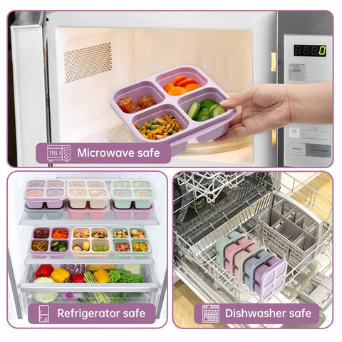 Luriseminger lunchbox ligero y apilable para trabajo y viaje.