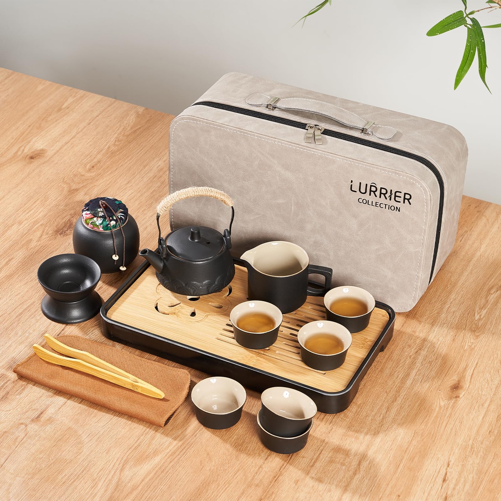 Filtro para té de LURRIER Gongfu, facilita infusiones limpias en cualquier lugar.