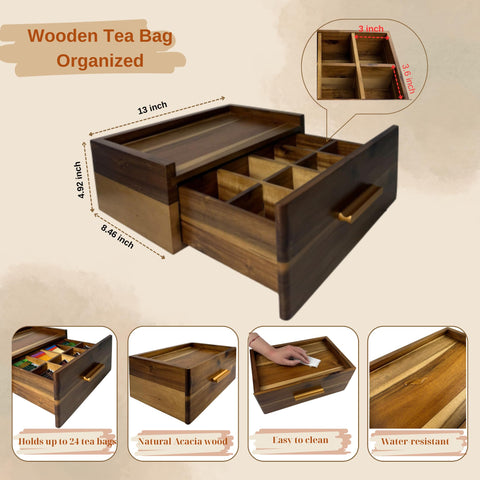 LUSHZLUMBERA Apto para todos los formatos de té y almacenamiento.