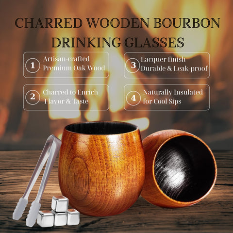 Piedras de whisky reutilizables LUSHZLUMBERA para enfriar sin diluir.