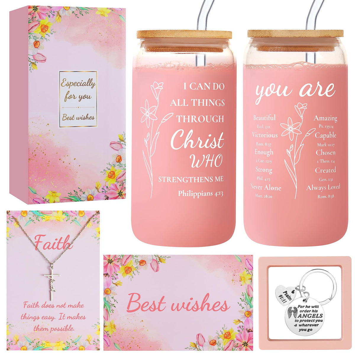 Vaso de cristal LusterStar 16oz con tapa, ideal para bebidas sin derrames.