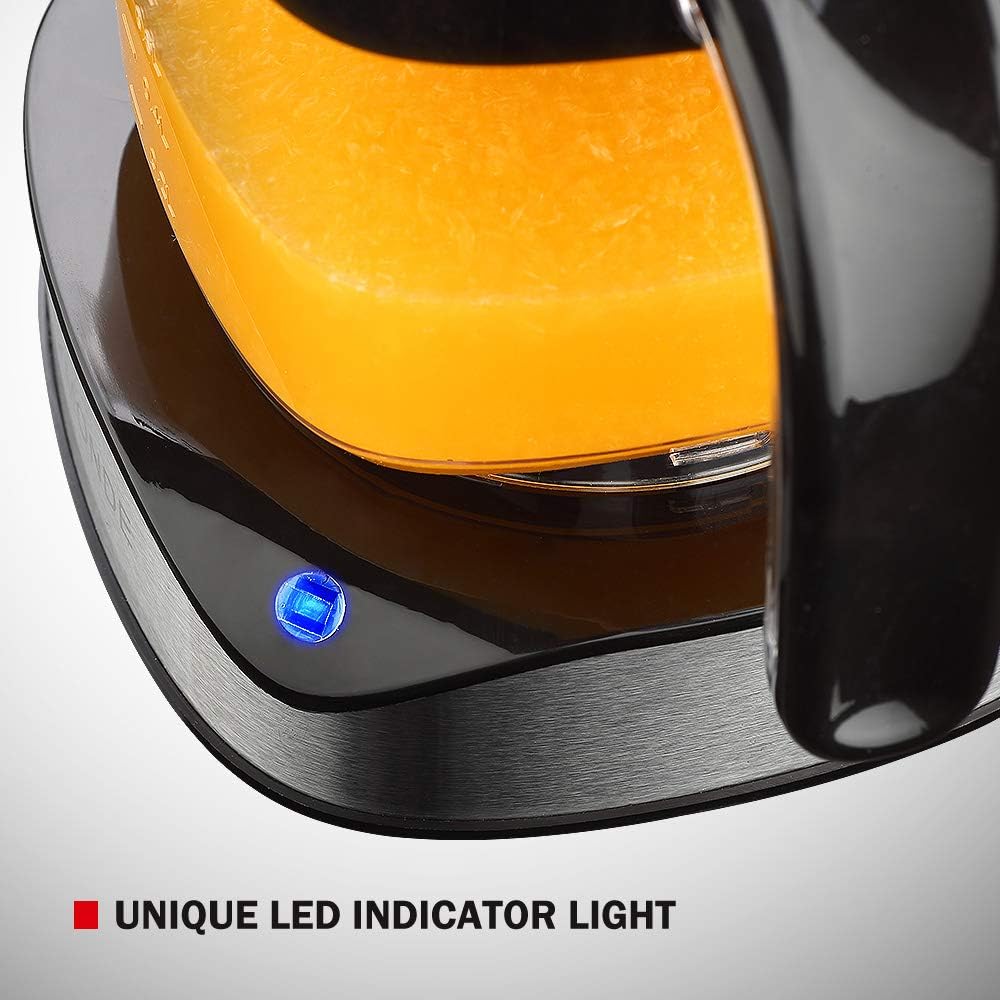 LUUKMONDE exprimidor eléctrico con luz LED para uso nocturno cómodo