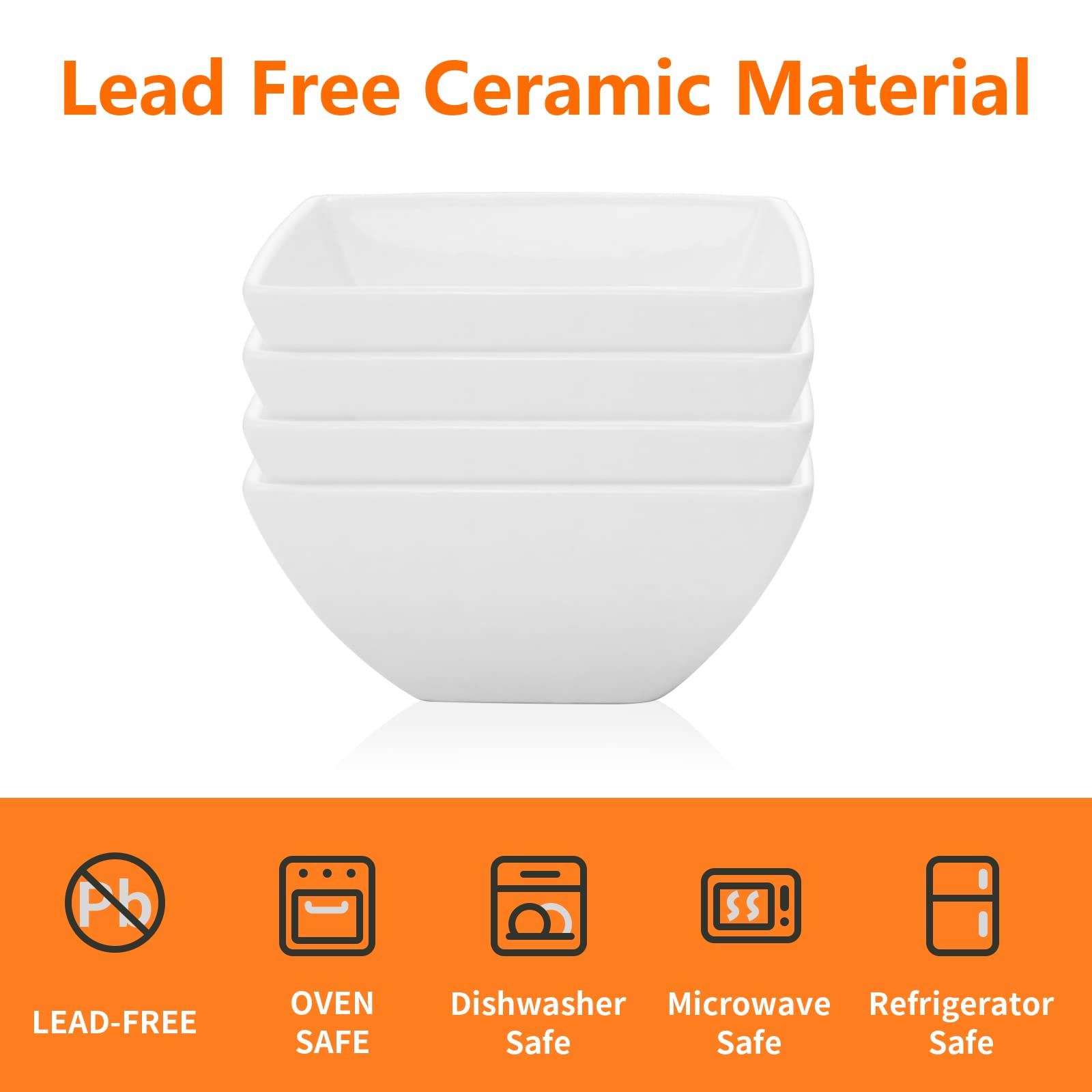 Luvan cerámica libre de plomo, ideal para uso alimentario.