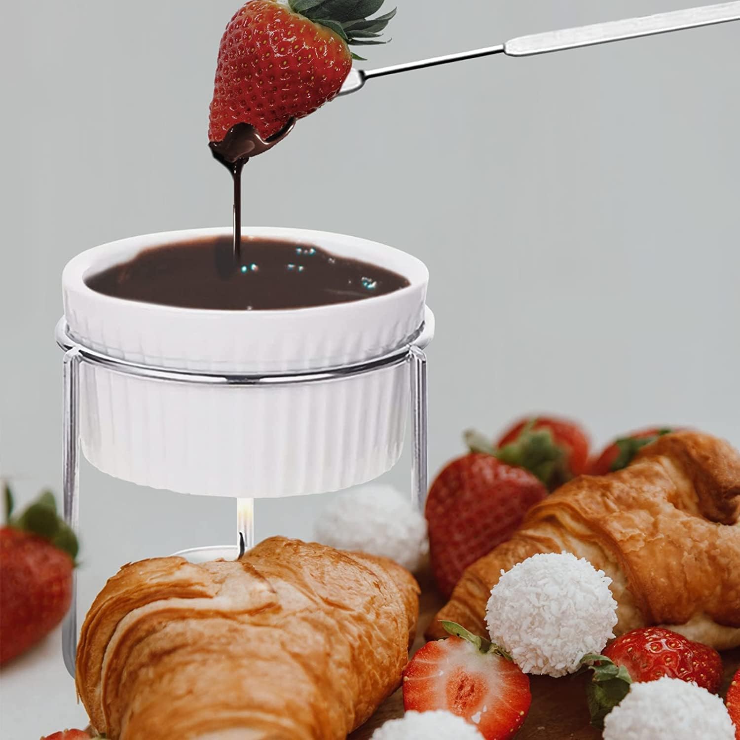 Luvan usos versátiles para dips, salsas y aperitivos calientes.