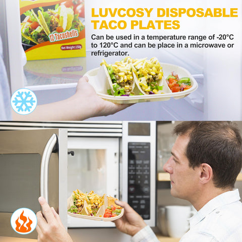 LUVCOSY porta-taco para tortillas 4-6 pulgadas ajuste perfecto