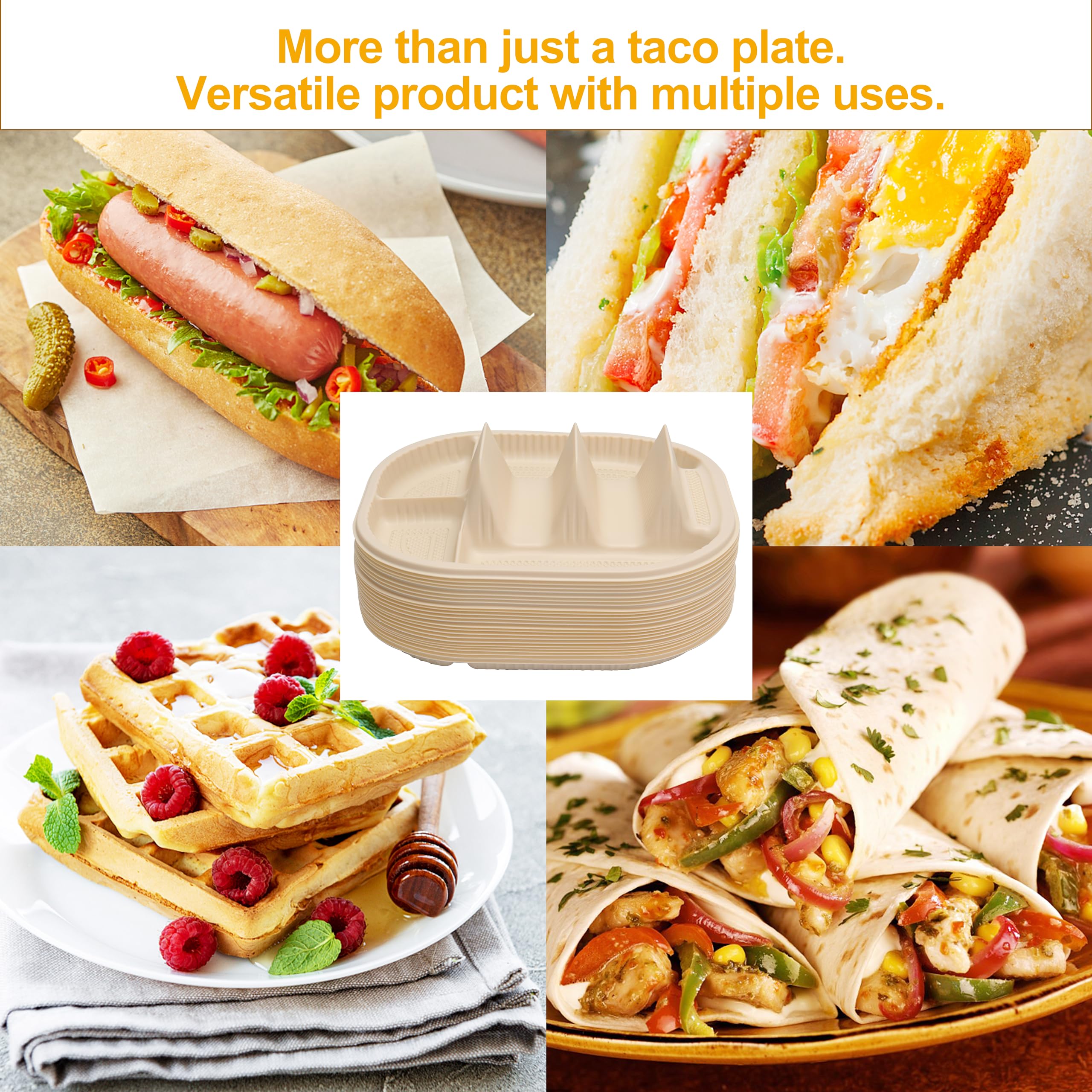 LUVCOSY porta-taco uso unico para eventos