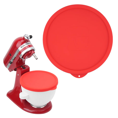 LUVCOSY tapa de silicona para cuenco de 2 cuartos, evita derrames y conserva la frescura del helado.