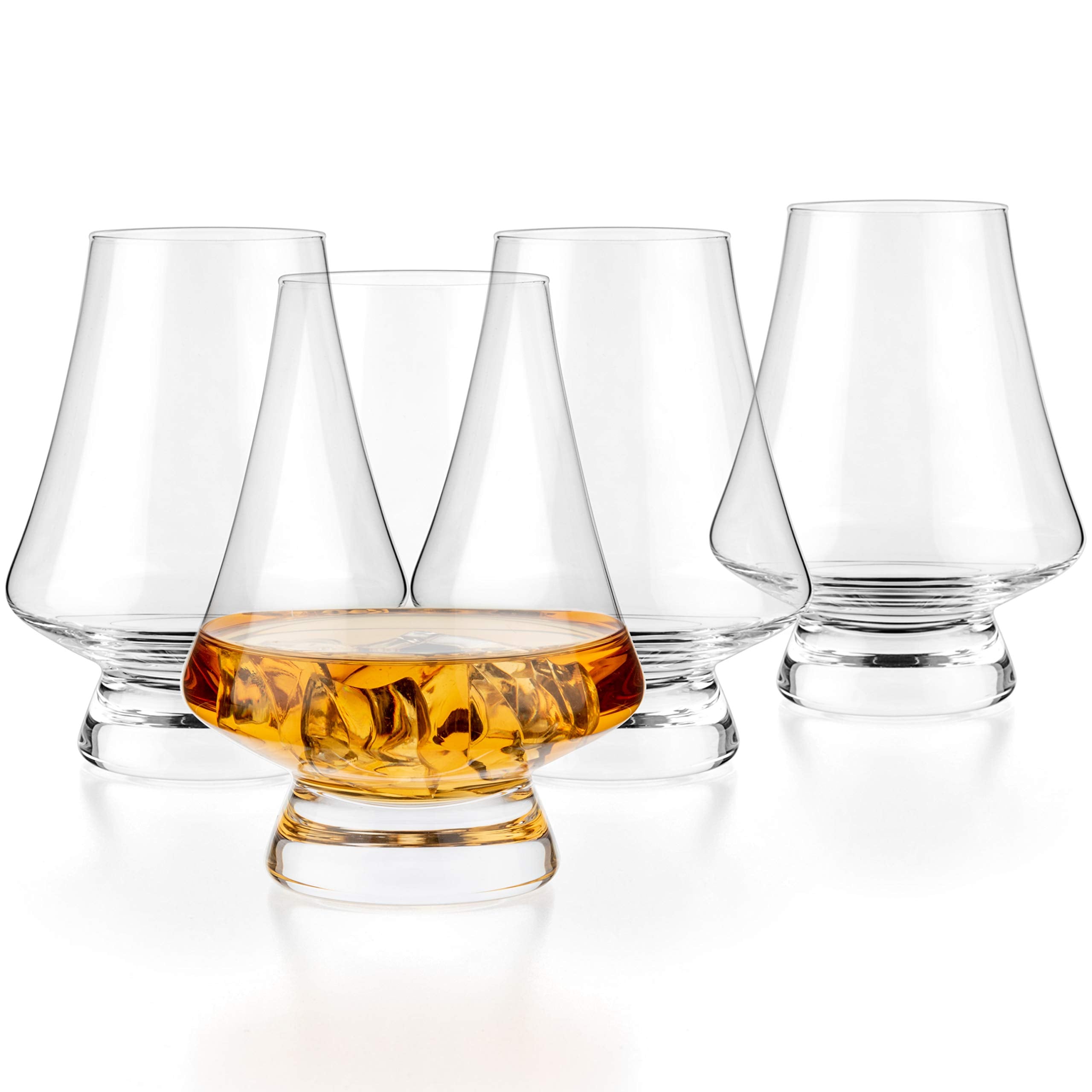 Copa Luxbe de cristal para bourbon, juego de 4, ideal para cata y degustación.