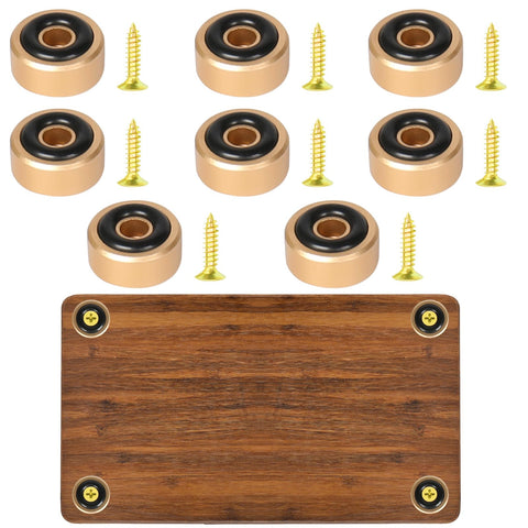 Patas LuxDuo doradas para tablas, evitan deslizamientos y rayones.