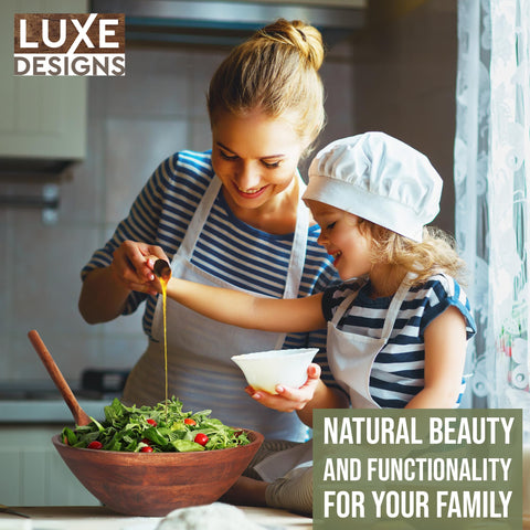 Ensaladera grande Luxe Designs para mesas elegantes y porciones generosas.