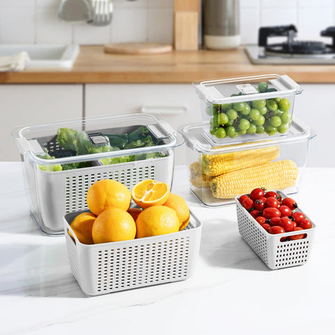Material sin BPA y transparente de LUXEAR para ver contenidos