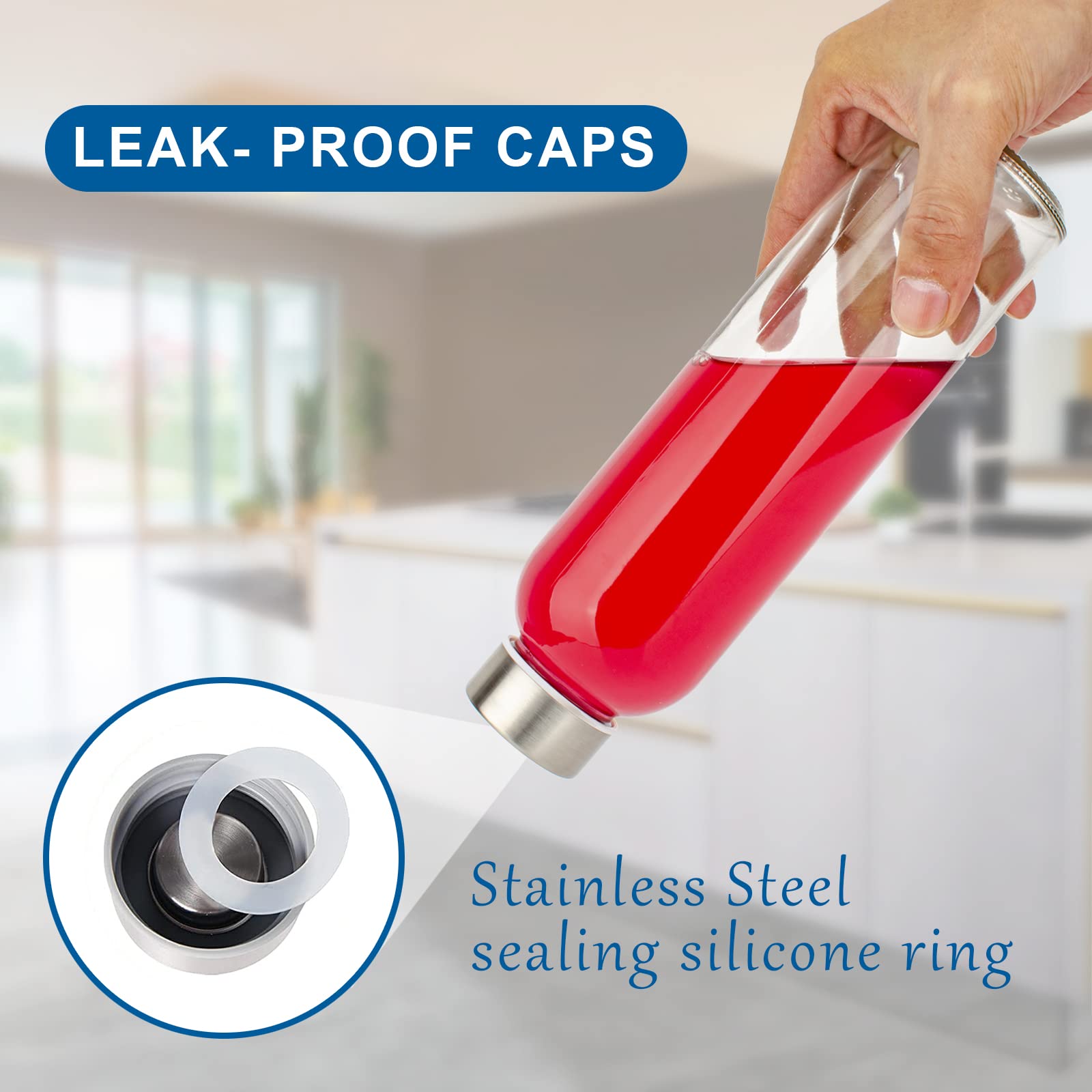 Luxfuel botella en nevera para bebidas frías y frescas