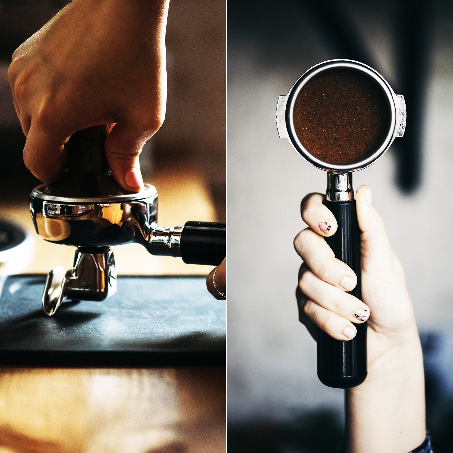 LuxHaus prensa para café expreso 58mm limpieza sencilla tras cada uso.
