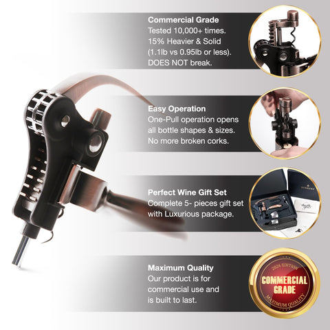 Luxiluxy tapón de vino mantiene la botella fresca