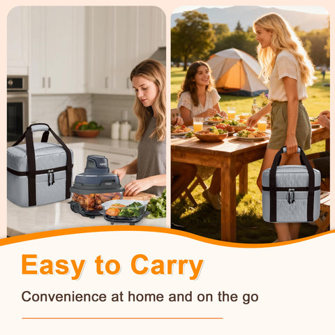 LUXJA, transporte cómodo con asa superior para hogar, viaje o exterior.