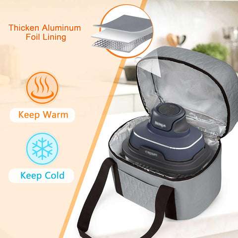 LUXJA, compartimento principal cómodo para Ninja Crispi, ajuste perfecto y seguro.