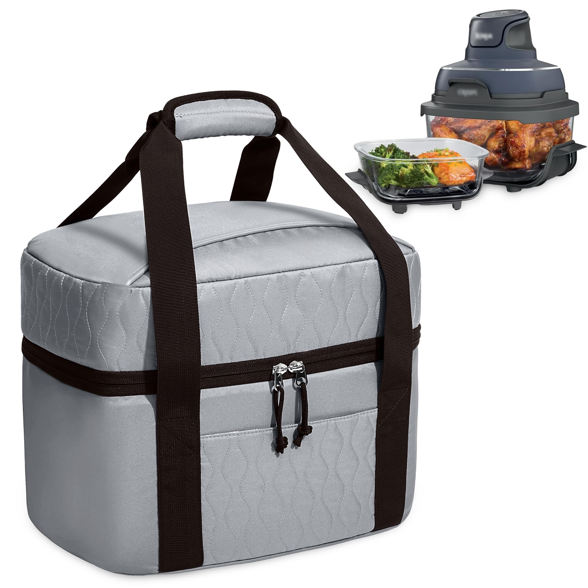LUXJA bolsa aislada para Ninja Crispi, interior espacioso y protección durante el transporte.