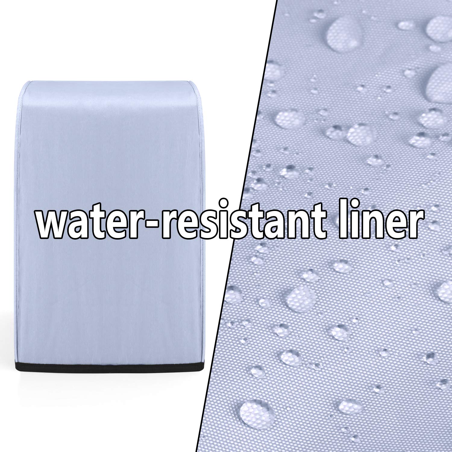Funda Luxja con bolsillos para accesorios mantiene ordenado el equipo y recetas.