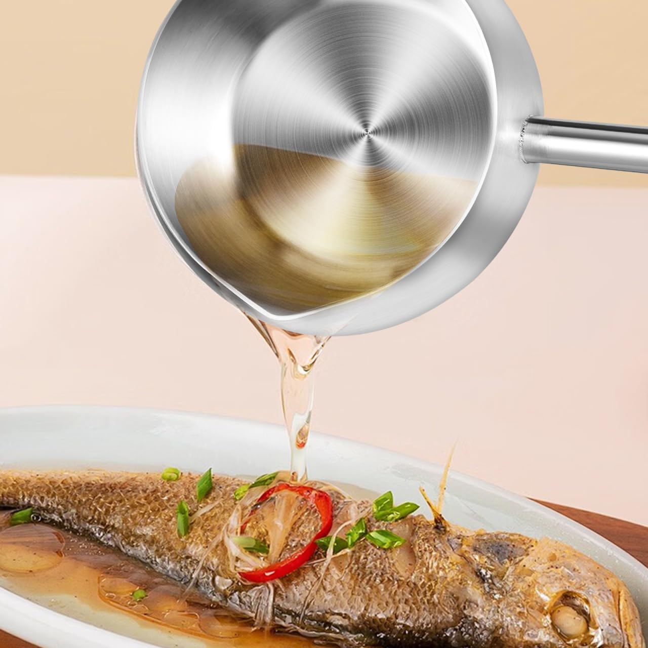 Luxshiny diseño ergonómico y mango cómodo para cocinar y servir.